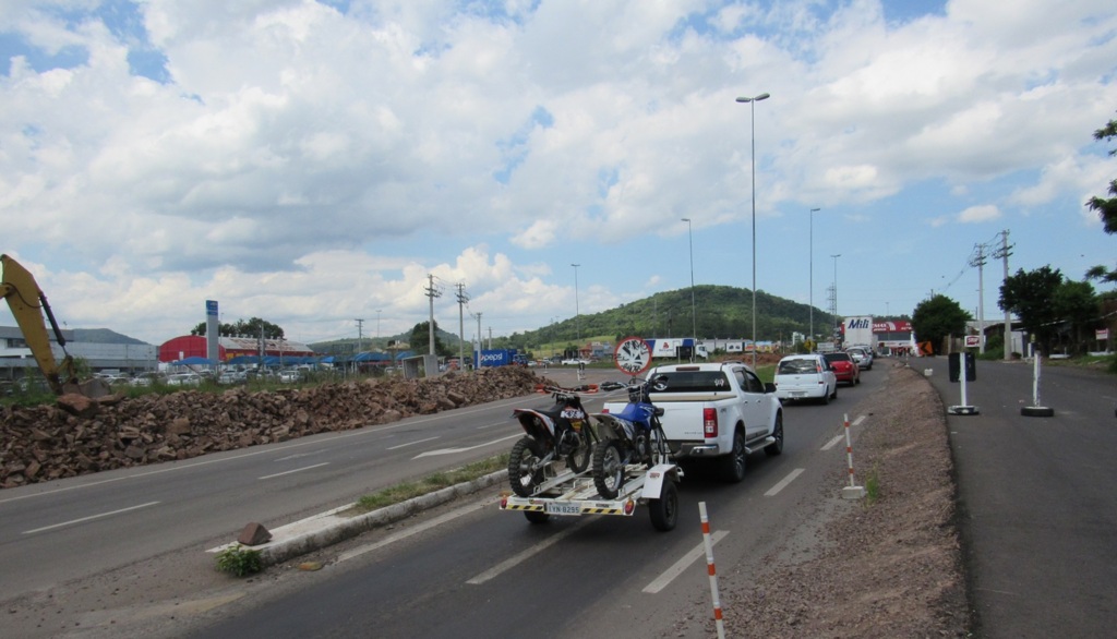 Trevo da Uglione terá bloqueio neste domingo