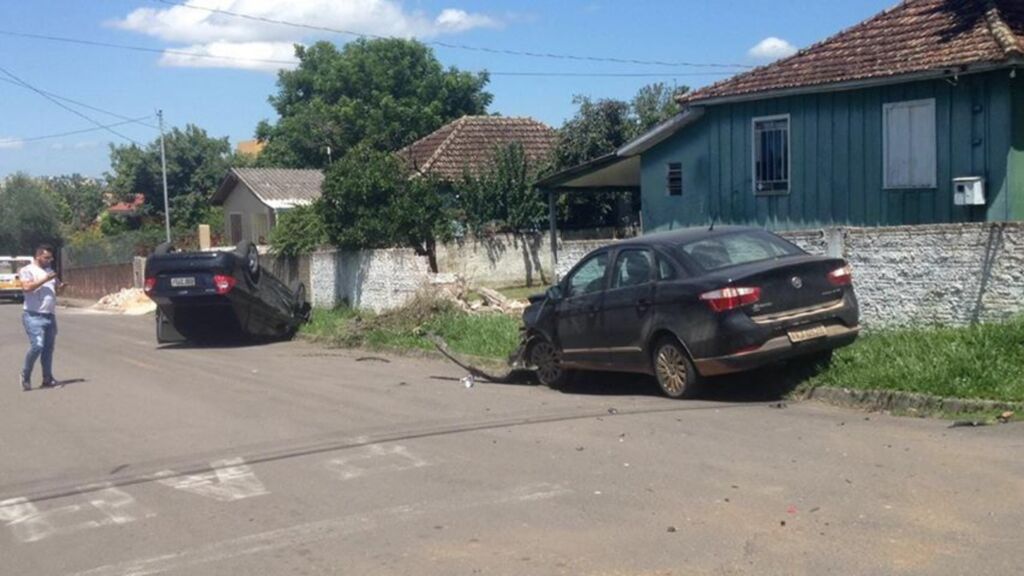 Em menos de quatro horas, três acidentes são registrados em Santa Maria
