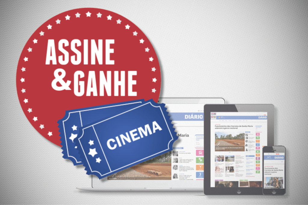 Seja assinante mensal do Diário online e ganhe ingressos para o cinema