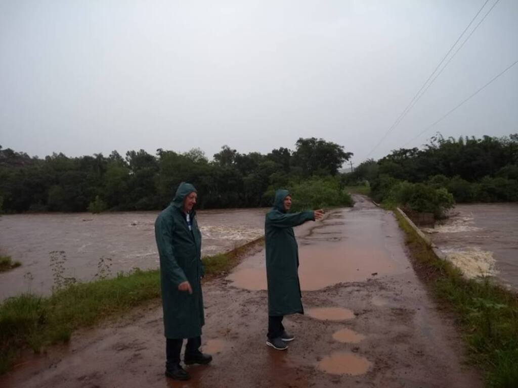 Fotos: Divulgação Prefeitura de São Francisco de Assis - O maior estrago foi registrado no interior do município