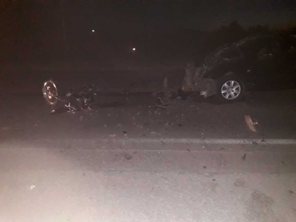 Motociclista fica ferido após acidente de trânsito na Região Oeste de Santa Maria
