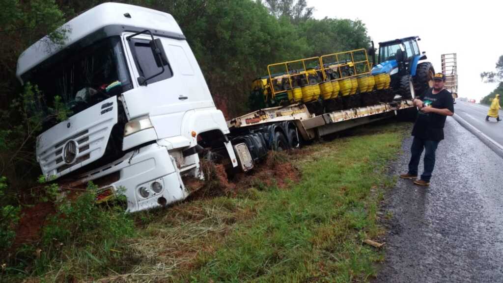 Gabrielense morre em acidente envolvendo uma carreta na BR-158