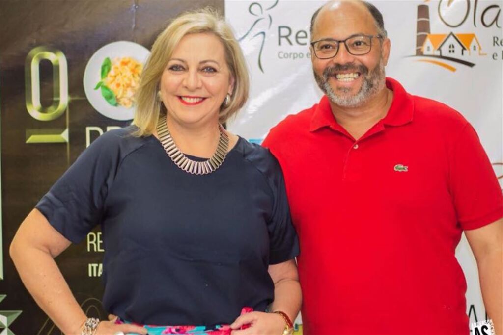 Foto: Arquivo Pessoal - Leila com o companheiro Anderson