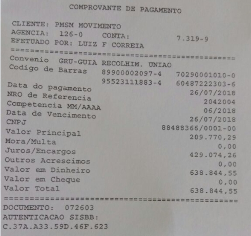 Foto: Prefeitura / Divulgação - Transferência dos R$ 638 mil foi feita ontem pela prefeitura