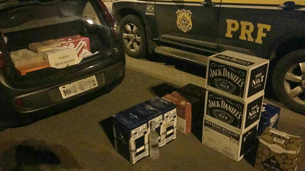 131 garrafas de bebida são apreendidas em Santa Maria