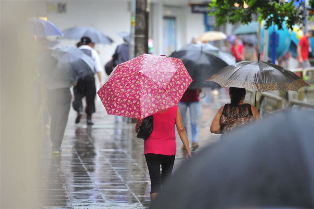 Semana começa com chuva em Santa Maria