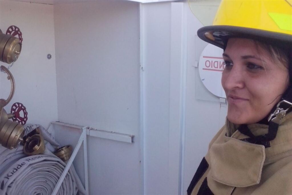  - Rutiele venceu os próprios limites para ser bombeira