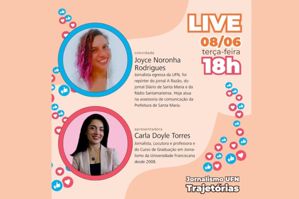 Curso de jornalismo UFN comemora 18 anos com mais uma live