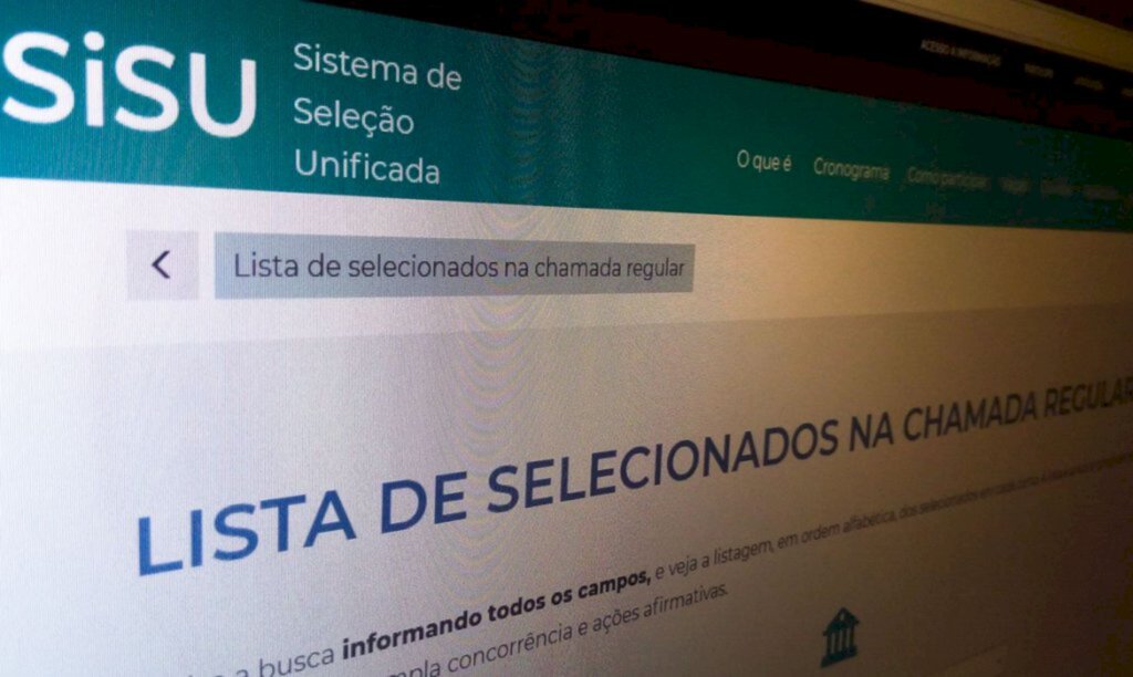 Inscrições no Sisu terminam às 23h59min de quarta-feira