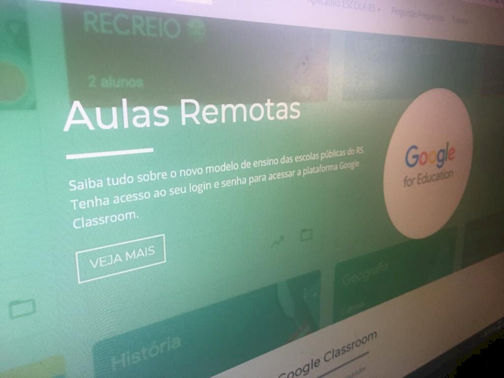 Como funciona a sala de aula virtual que será usada pela rede estadual de ensino no RS