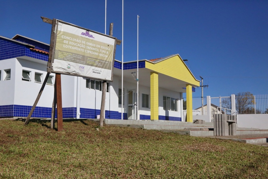 Obra de creche no Loteamento Cipriano da Rocha deve ser entregue até segunda