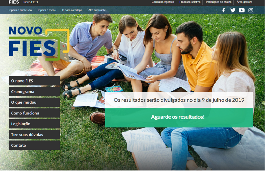 Lista da seleção do Fies será divulgada nesta terça