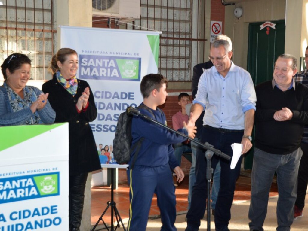 Assinada ordem de serviço para ampliação de escola municipal de Camobi