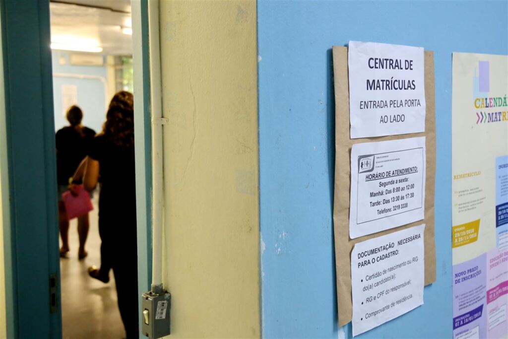 Segunda etapa de matrículas na rede pública começa na segunda-feira