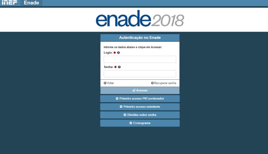 Estudantes que farão o Enade têm até esta quarta para preencher questionário