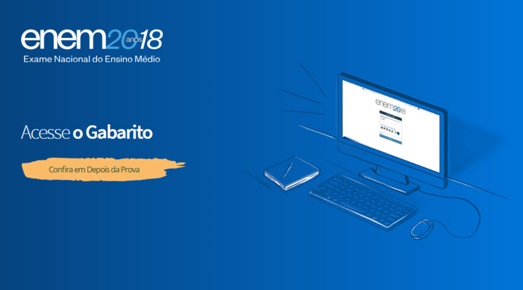 Inep divulga gabarito oficial do Enem 2018