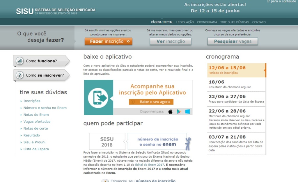 Sexta é o último dia para se candidatar a uma vaga na UFSM pelo Sisu