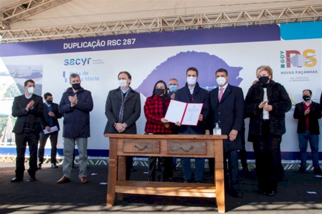 Concessão da RSC-287, entre Tabaí e Santa Maria, é assinada