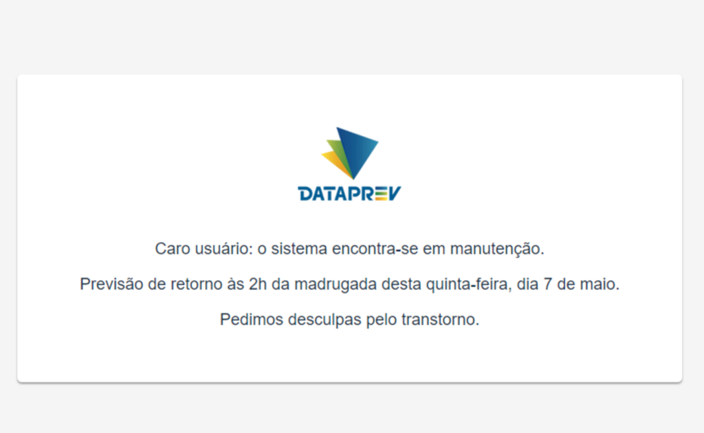 Site de recadastramento do auxílio emergencial sai do ar