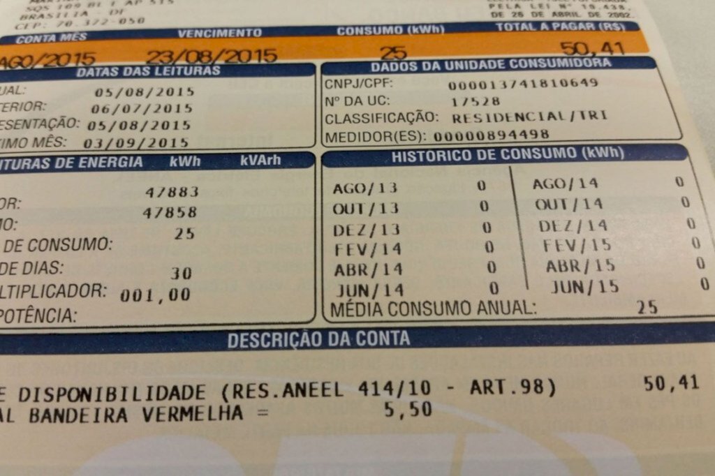 Conta de luz para os brasileiros em 2020 pode ter aumento de 2,42%