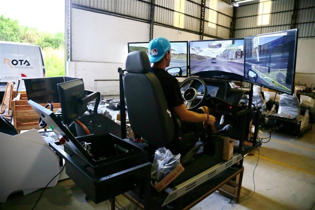 Foto: Renan Mattos (Diário) - Rota Simuladores é uma das empresas do ramo no país