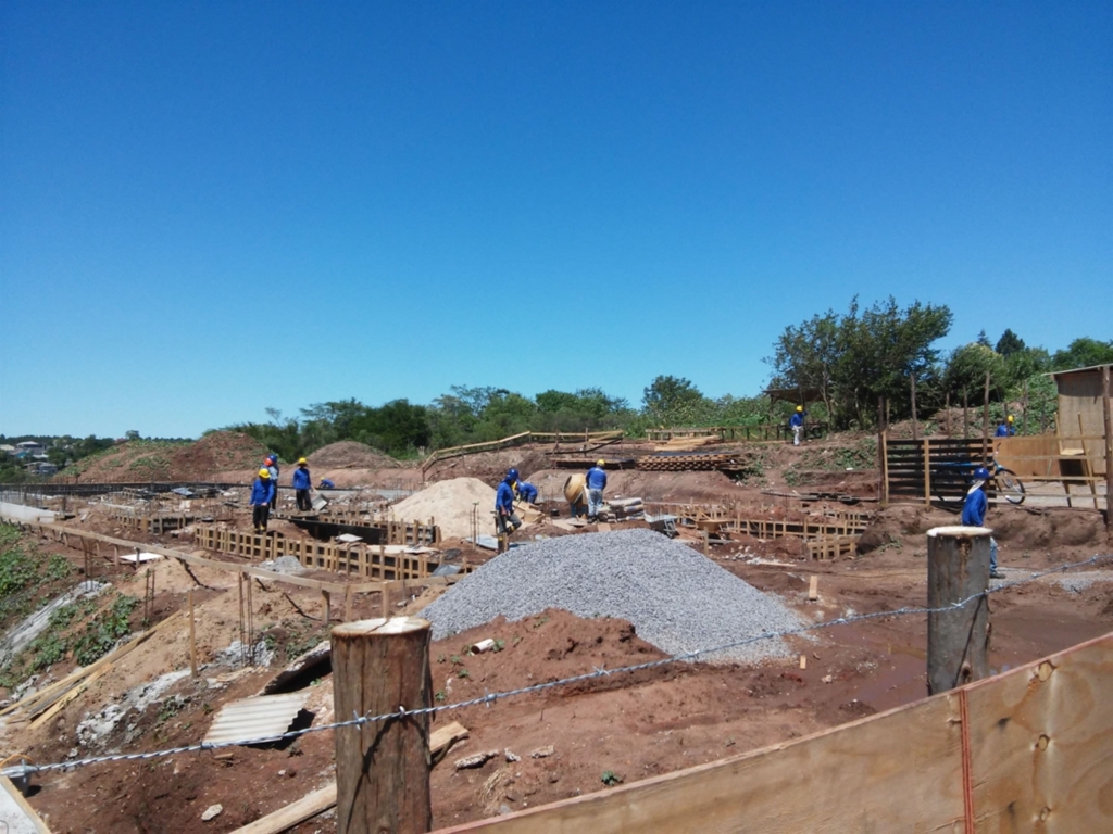 Começa construção de nova empresa no Distrito Industrial de Santa Maria