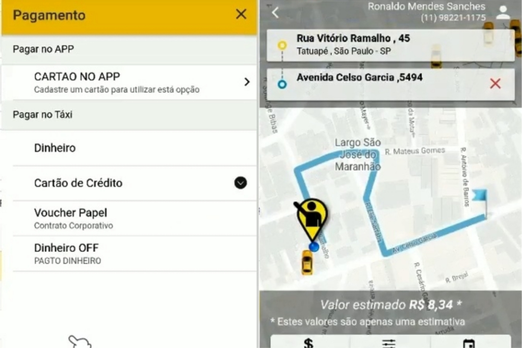 Novo aplicativo vai reunir taxistas legalizados em Santa Maria