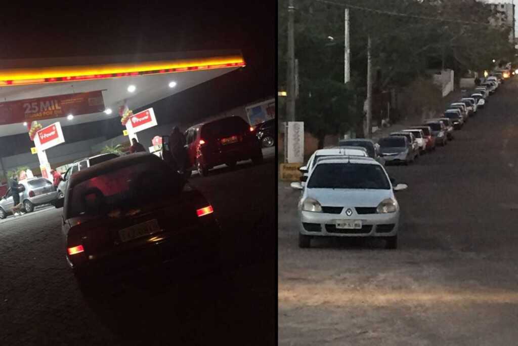 Em três horas, posto vendeu 4 mil litros de gasolina por quase metade do preço