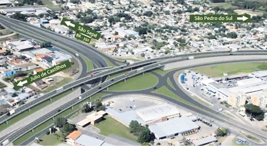 Trevo da Uglione terá ponte suspensa