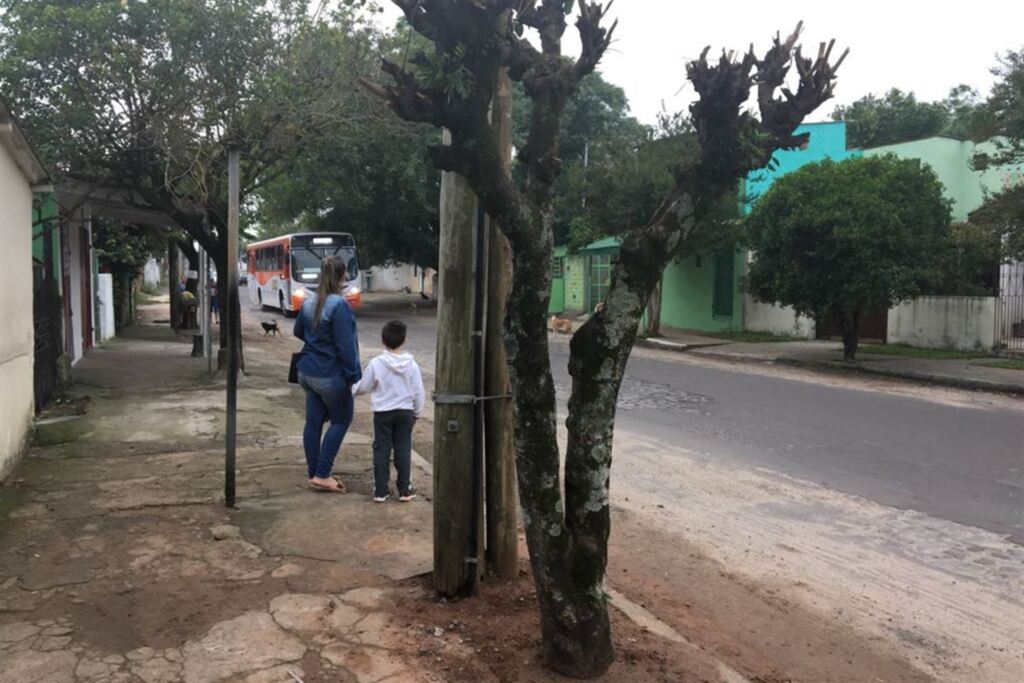 Moradores do Bairro o D'Areia enfrentam a falta de abrigo para esperar ônibus