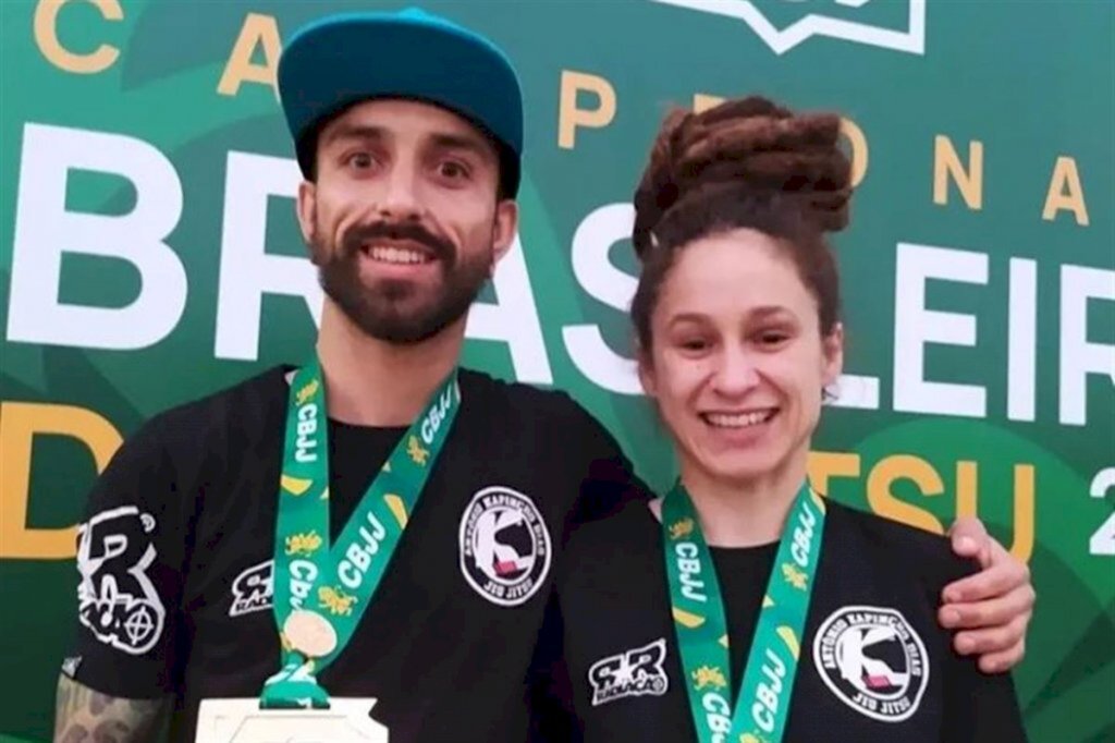 Casal de Santa Maria conquista título brasileiro de jiu-jitsu