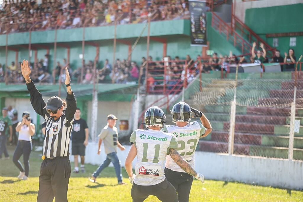 Soldiers bate Coroados na semifinal e garante decisão estadual do futebol americano em Santa Maria