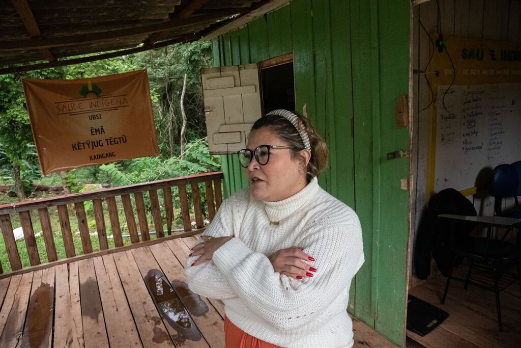 Galeria de imagens: A enfermeira da Unidade Básica de Saúde Francely Alves