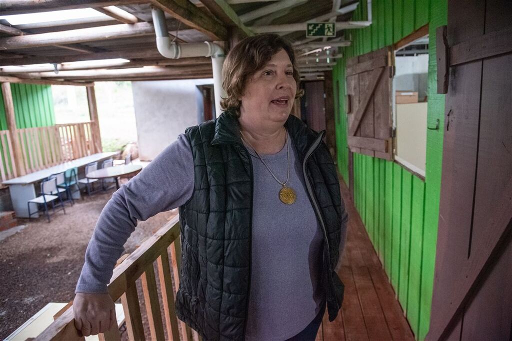 Galeria de imagens: A diretora da Escola Estadual de Ensino Fundamental Augusto Ope da Silva, Isabel Baggio