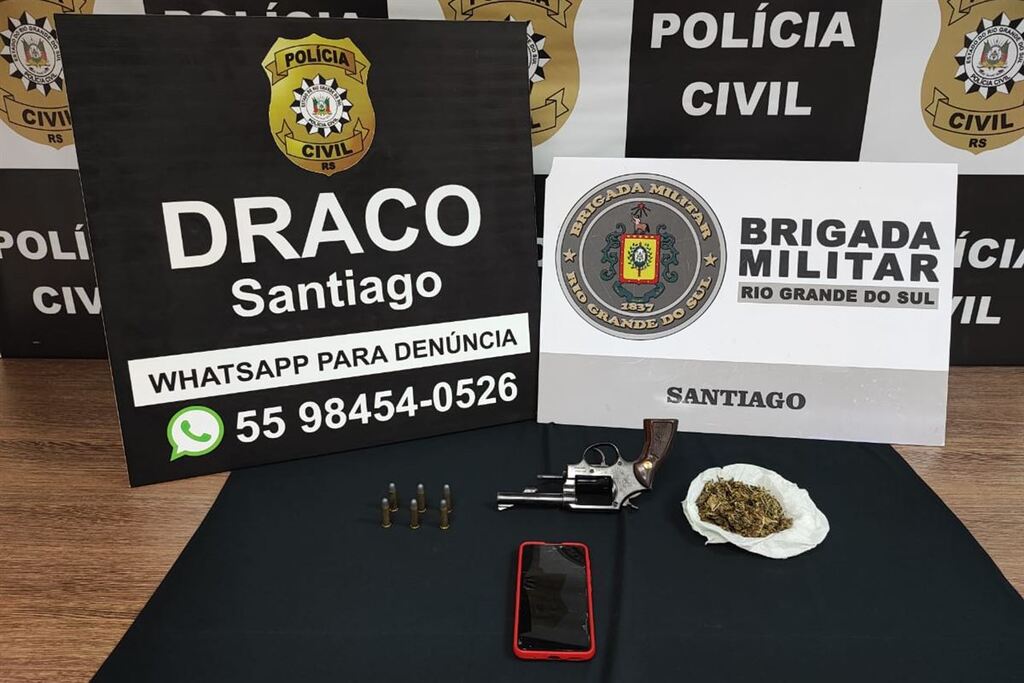 Polícia Civil - Adolescente que é apontado como autor de assassinato foi apreendido com revólver calibre 38 que pode ter sido usado no crime