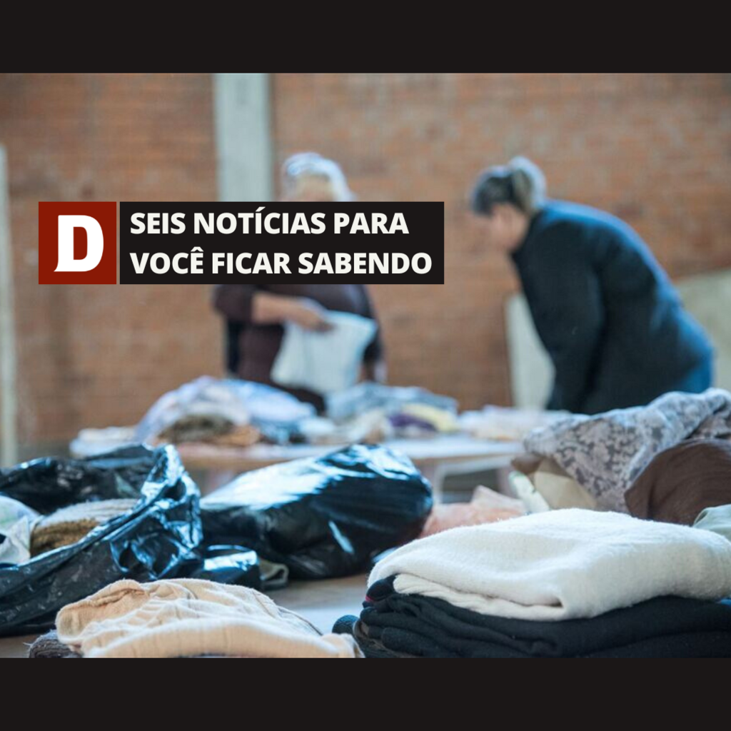 título imagem Distribuições da Campanha do Agasalho iniciam nesta sexta e outras 5 notícias