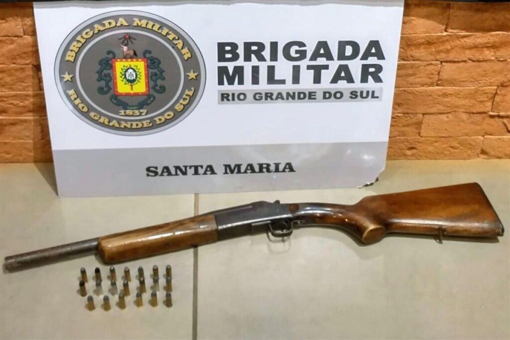 Homem é preso após ameaçar a esposa de morte em Santa Maria