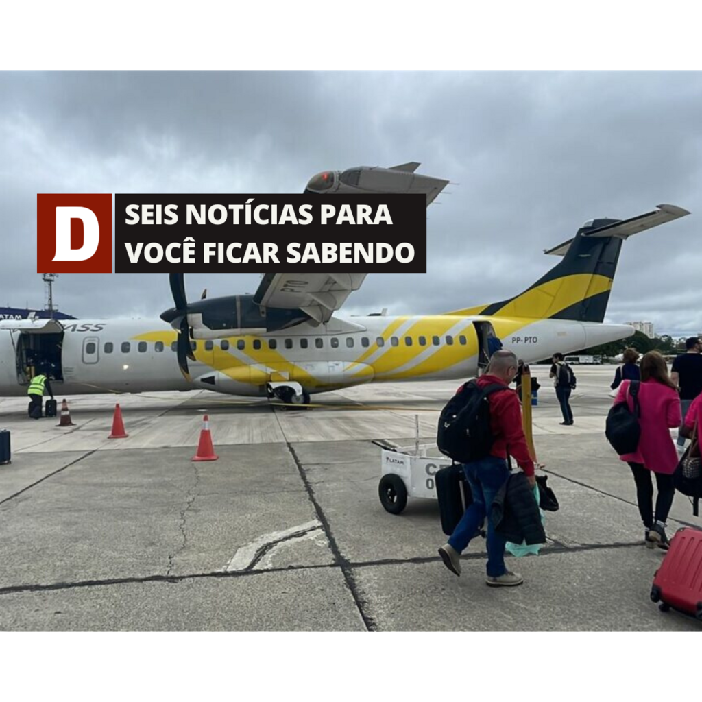 Santa Maria terá conexão aérea com fronteira-oeste do Estado e outras 5 notícias para você ficar sabendo