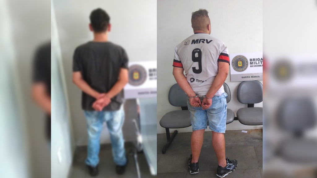Após ser flagrado empurrando motocicleta adulterada, dois são detidos por tráfico em Santa Maria
