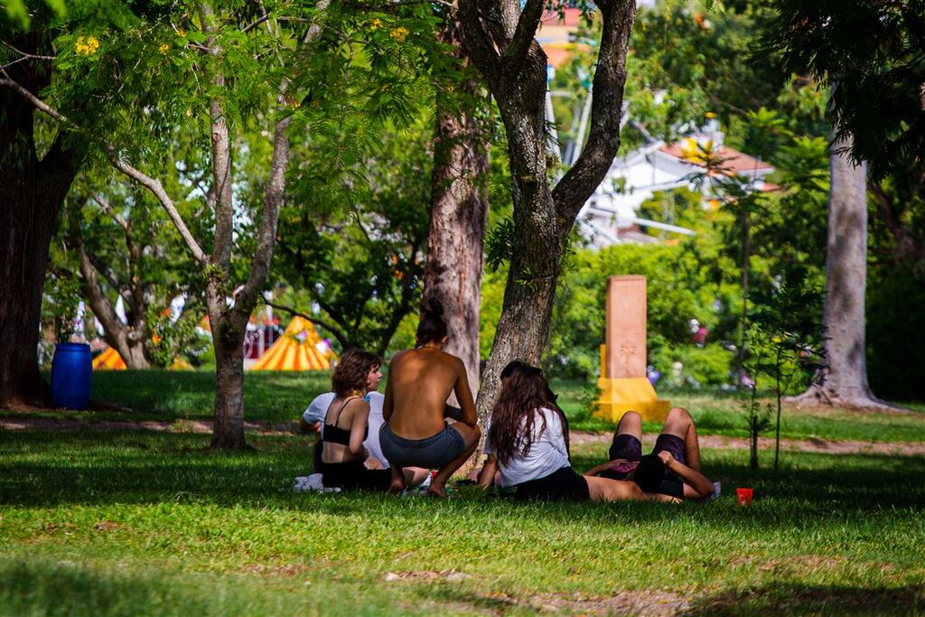 Basílica da Medianeira é um espaço de lazer aberto à comunidade em Santa Maria
