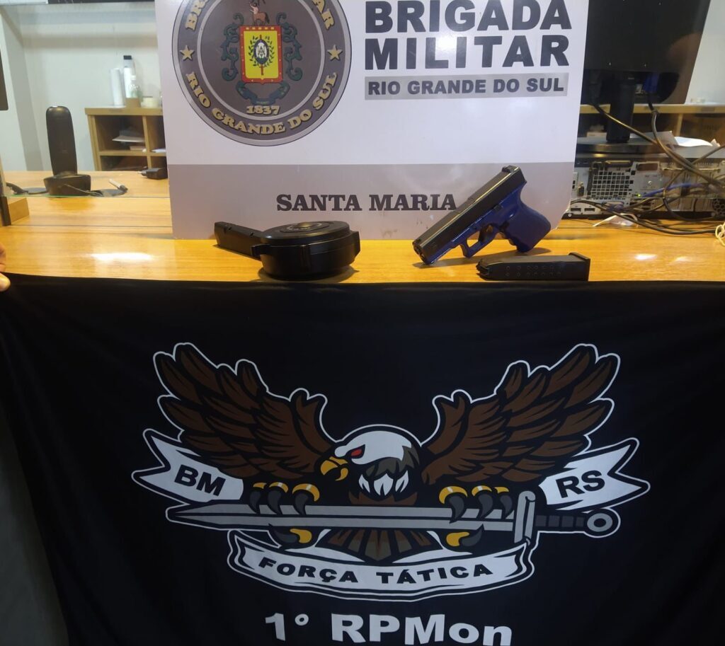 Homem é preso por porte ilegal de arma de fogo no bairro Divina Providência