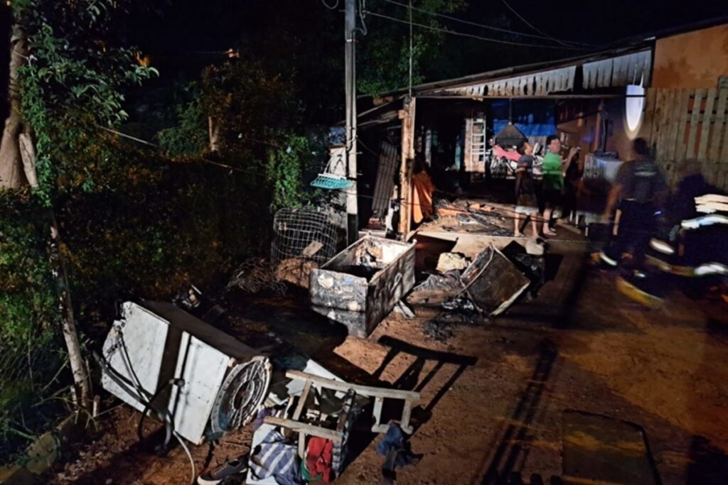 Residência é parcialmente destruída pelo fogo em Tupanciretã