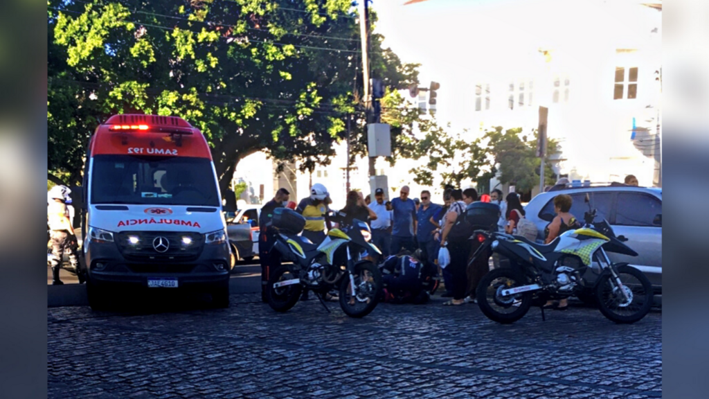 Motorista foge após atropelar idosa no centro de Santa Maria