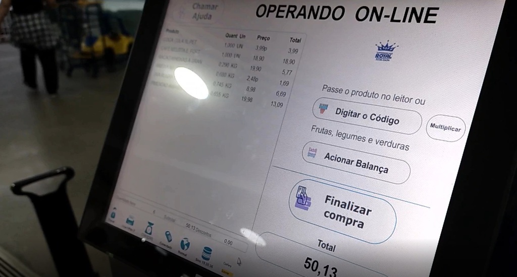 Supermercado de Camobi foi o primeiro a ter caixas de autoatendimento em Santa Maria