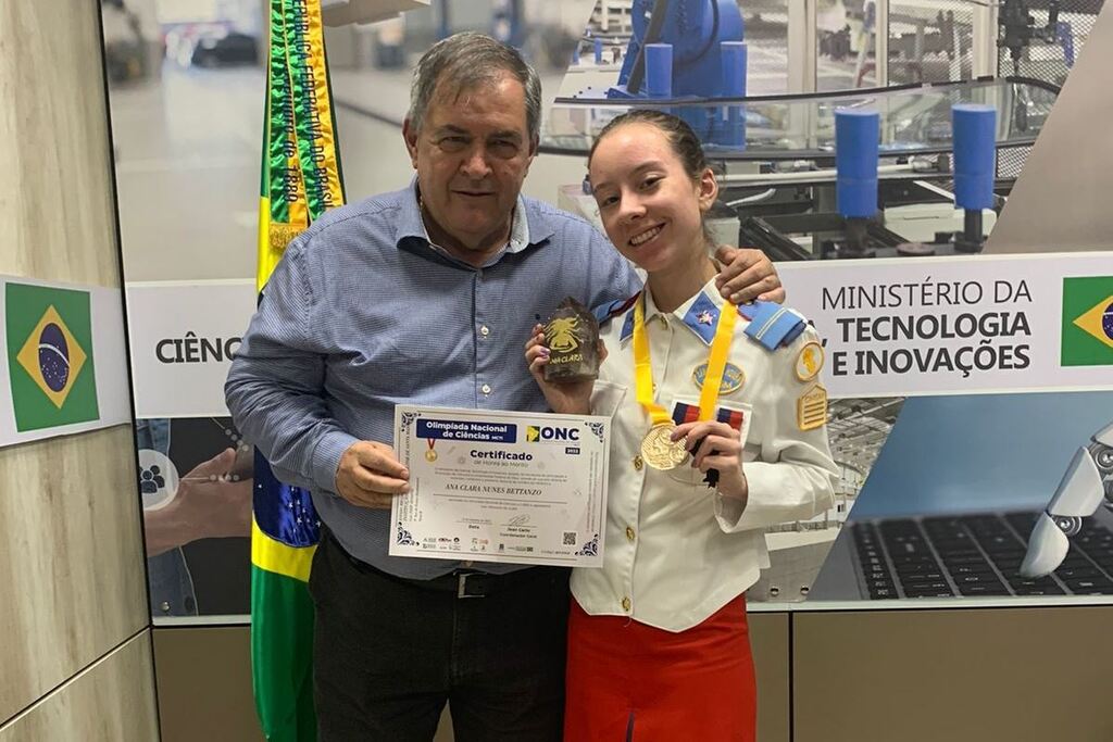 Aluna santa-mariense é destaque da região sul na Olimpíada Nacional de Ciências