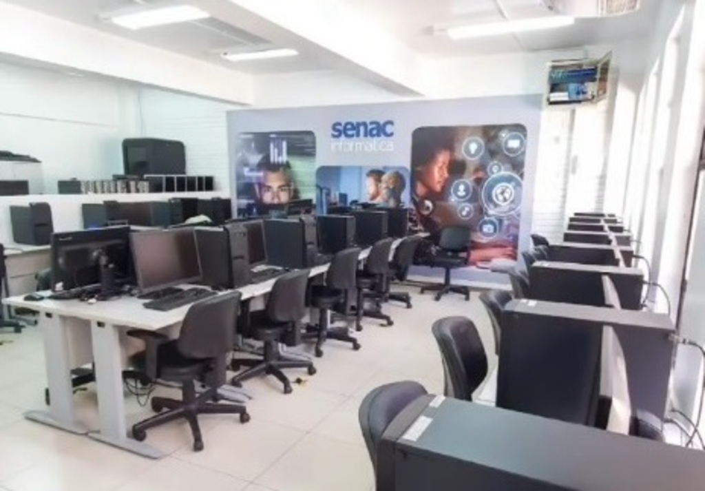 Senac Santa Maria é referência física para estudantes do EAD