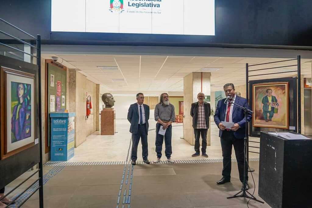 Câmara de Vereadores de Santa Maria expõe acervo artístico na Assembleia Legislativa