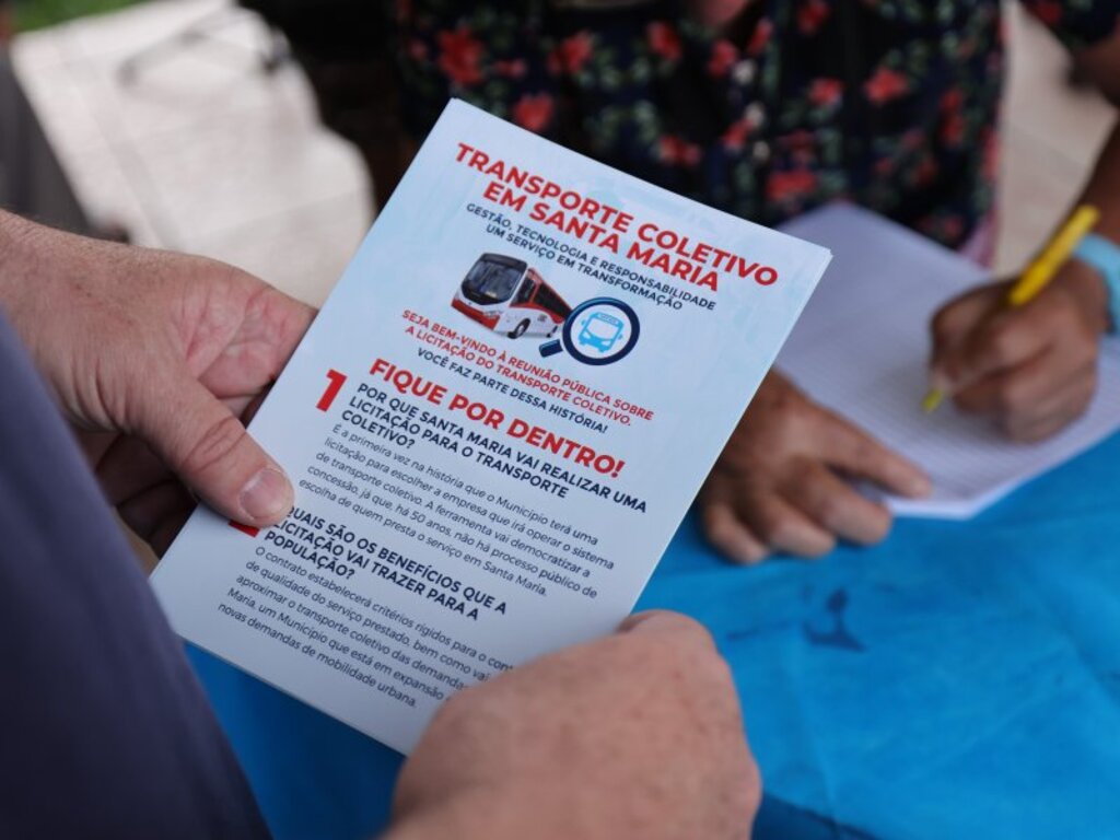 Prefeitura conclui reuniões públicas que ouviram população sobre a licitação do transporte público de Santa Maria