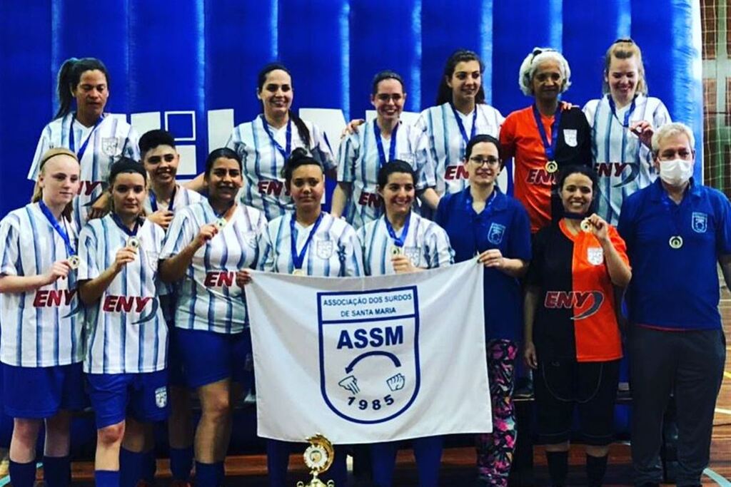 Surdoatletas de Santa Maria vencem Liga Estadual de Futsal