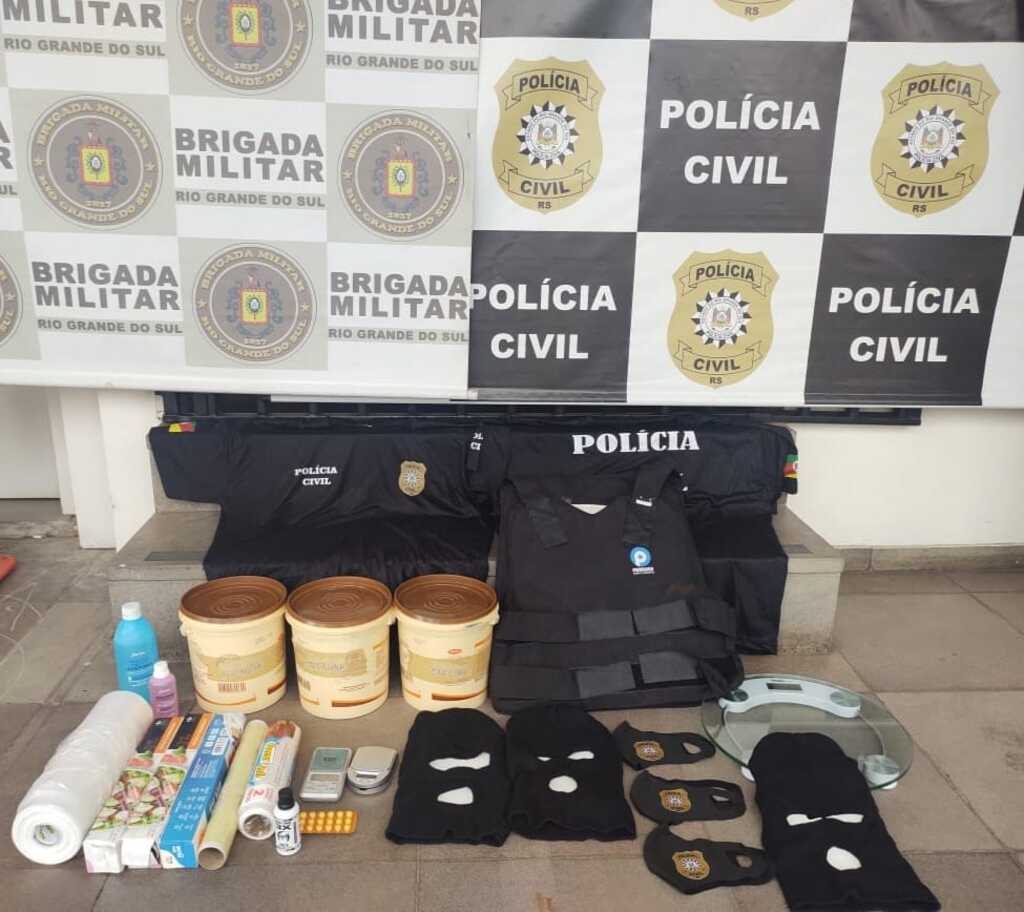 Laboratório clandestino de drogas é desarticulado em Santa Maria